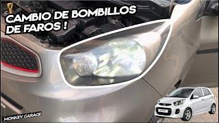 Cambio de bombillos de faros Kia Picanto Ion