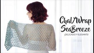 Chal calado a crochet - Patrón chal gratis