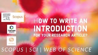 How to write an Introduction for research article?