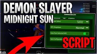 Demon Slayer: Midnight Sun Script Hack Auto Farm Kill Aura Infinite Yen - Roblox Pastebin 2023