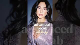 Advanced English | Dua Lipa #english #americanenglish #englishlearning #английскийонлайн