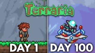 I Spent 100 Days In Terraria