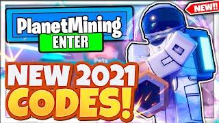 (2021) ALL *NEW* SECRET OP CODES! Planet Mining Simulator Roblox