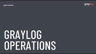 Tour of Graylog