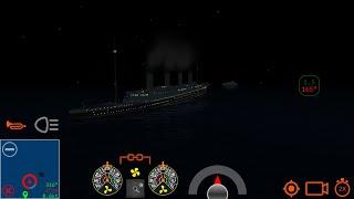 Titanic hit the iceberg and Titanic sinking - Ship Handling Simulator - Ship Mooring 3D