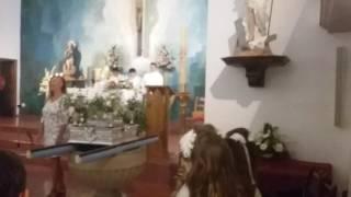 Karolina Baryga cantó en la misa del Corpus en La Herradura
