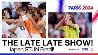 LATE WINNER!  | 19-Year-Old Wonder Goal Shocks Brazil | Brazil vs Japan | #Paris2024