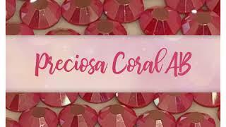 Rhinestones Unlimited Preciosa Coral AB