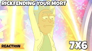 Rick and Morty | S07E06 | Rickfending Your Mort | REACTION