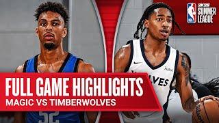 MAGIC vs TIMBERWOLVES | NBA SUMMER LEAGUE | FULL GAME HIGHLIGHTS