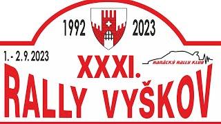 Rally Vyškov 2023 RZ 2/5 Račická