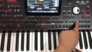 How to add trill on sound in korg pa 1000