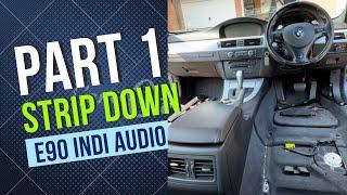 BMW e90 individual audio retrofit (Part 1) installation complete loom, speakers, harnesses, amp