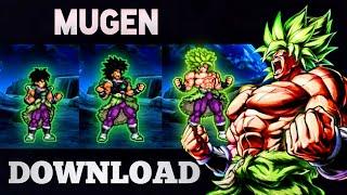 Broly DBS (By BlueStoneW) | New Release | AI Battle | Mugen jus