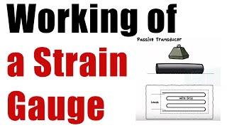 What are Strain Gauge - Passive Transducer-Bonded Strain Gauge-Transducers - Electronics Engineering