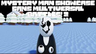 Mystery Man (Gaster) Showcase | Sans Multiversal Battles 2 | ROBLOX