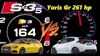  $90K Money AWD Hot Hatch Battle! Toyota GR Yaris 261 HP vs Audi S3 8V 310 HP – Turbo Showdown