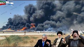 Iranian Leader Khamenei Shocked! Iran's most important airport hit by hundreds of Israeli Storm Shad