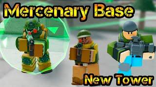 Only Mercenary Base New Tower Roblox Tower Defense Simulator