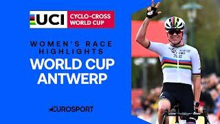 FANTASTIC RIDE!  | Women's UCI Cyclo-Cross World Cup Race Highlights | Eurosport Cycling