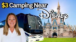 Camping Near DISNEY for $3/Night in Our Luxury Motorhome