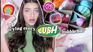 Testing Every Single LUSH Bubble Bar