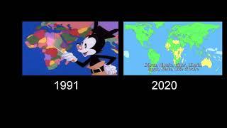 Yakko's World 1991 vs. 2020 Comparison