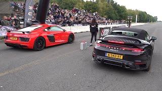 Audi R8 V10 Plus vs Porsche 992 Turbo S