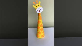 How to make Paper Giraffe for kids #craft #ideas #easy #papercraft