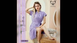 Womy Bathrobe #bathrobe #nightwear #fashion #nightsuit #clothing #womy #luxurycomfort