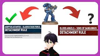 Space Marine Detachments Explained: 10th ed 40k