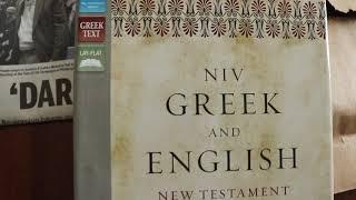 NIV Greek and English Bible Unboxing