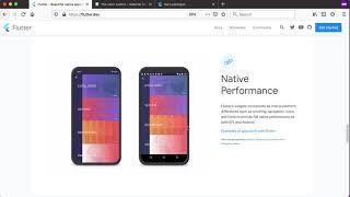 Flutter Getting Started - Flutter Website Intro