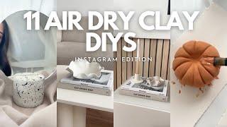 11 Air Dry Clay DIY Ideas | Easy Home Decor Air Dry Clay Ideas You Actually Want To Make! 