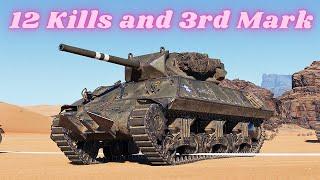 M10 RBFM 12 Kills and 3rd Mark  World of Tanks Gameplay (4K)