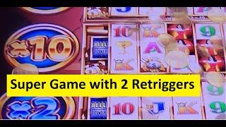 Super Big Win!! Super Game with 2 Retriggers! Wicked Winnings II Wonder 4 Tower