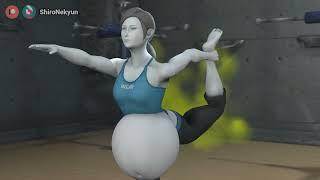 Wii Fit Trainer's workout | Girl fart animation