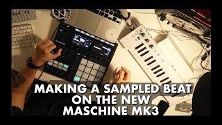 Maschine MK3 in full action! ( Sampled beat making)