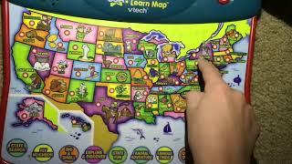 USA Explore And Learn Map VTech TOY REVIEWING TIME!