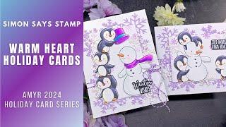 STAMPTEMBER Warm Hearts Card Kit | AmyR 2024 Holiday Card Series #2