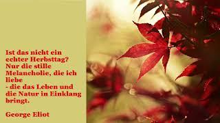 Herbst - Inspirierende Zitate, Lebensweisheiten und Gedichte