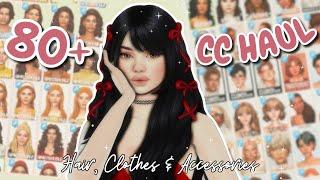 SIMS 4 : CC HAUL (HAIR, CLOTHES & ACCESSORIES) + CC LINKS in Description 