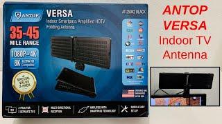 ANTOP TV Antenna Versa Indoor OTA TV Antenna Review #AntopAT250X2