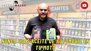 NUNCA uses aceite de automóvil en tu moto. #motos #bikers