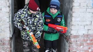 Нёрф БИТВА на Русском;Подрыв Завода3:Nerf  The Undermining Of The 3