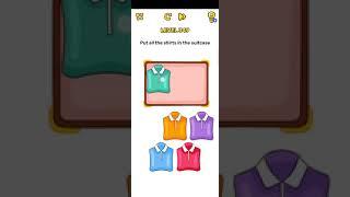 Brain Blow Level 349 | Brain Blow Put all the shirts Answer