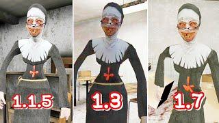 Evil Nun Version 1.1.5 Vs 1.3 Vs 1.7 Chase Battle