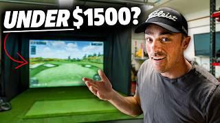 EASY WAY to a Build a GREAT Home Golf Simulator on a BUDGET!
