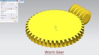 Worm Gear - Motion Simulation (Video Tutorial)--Siemens NX