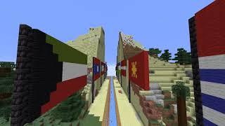 Every country's flag in Minecraft